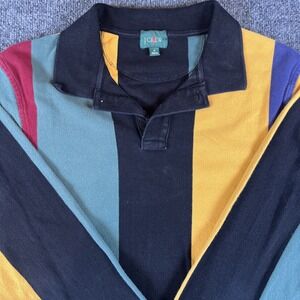 J.Crew Oarsman Verticle Color Block Stripe‎ Long Sleeve Shirt JCREW Preppy Y2K